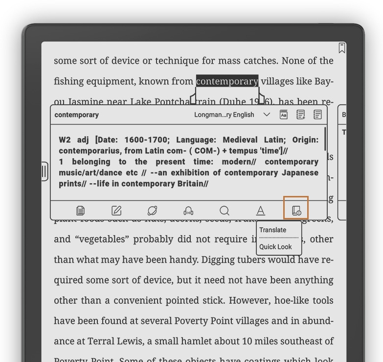 Call out third party dictionaries popups