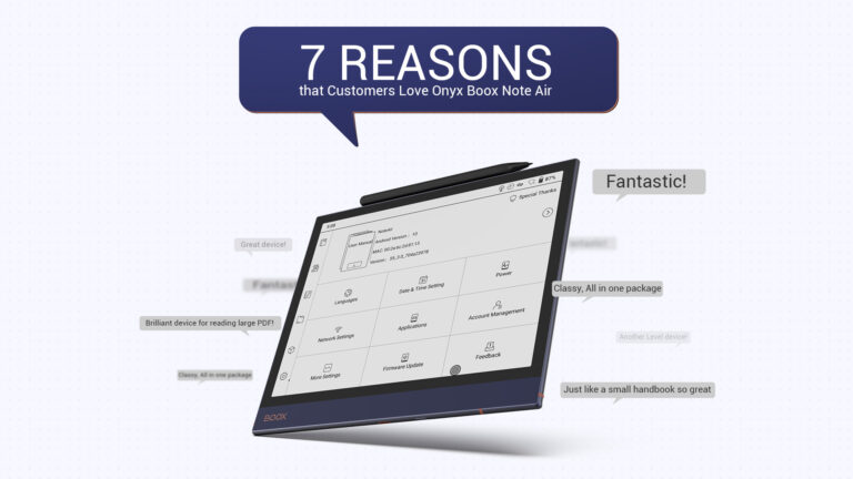 7 Reasons that Customers Buy Onyx Boox Note Air